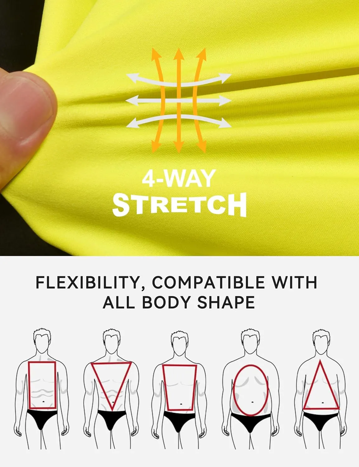 Little Donkey Andy Men's Water-resistant Outerwear Vests, Stretch Windproof Vest for Cycling, Running, Golf