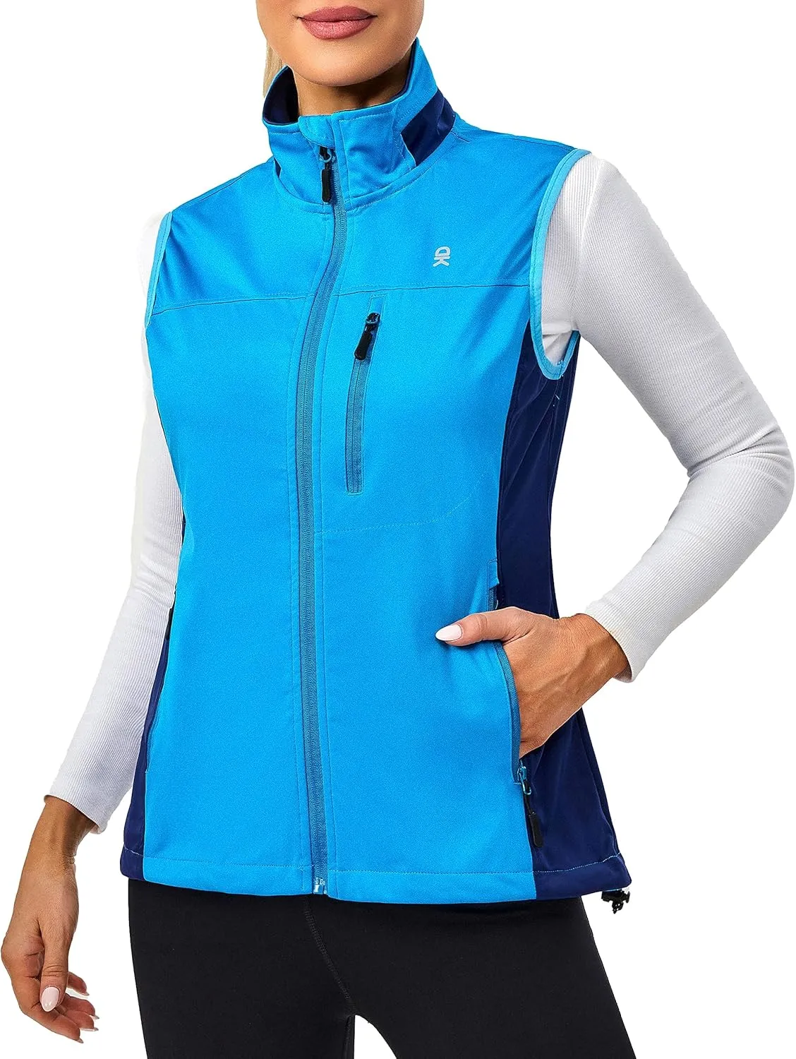 Little Donkey Andy Women's Lightweight Windproof Softshell Vest for Golf Tennis Running Cycling