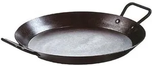 Lodge Pre-Seasoned Carbon Steel Skillet - Use in the Oven, on the Stove, on the Grill, or Over a Campfire - 15 Inch Dual Handle