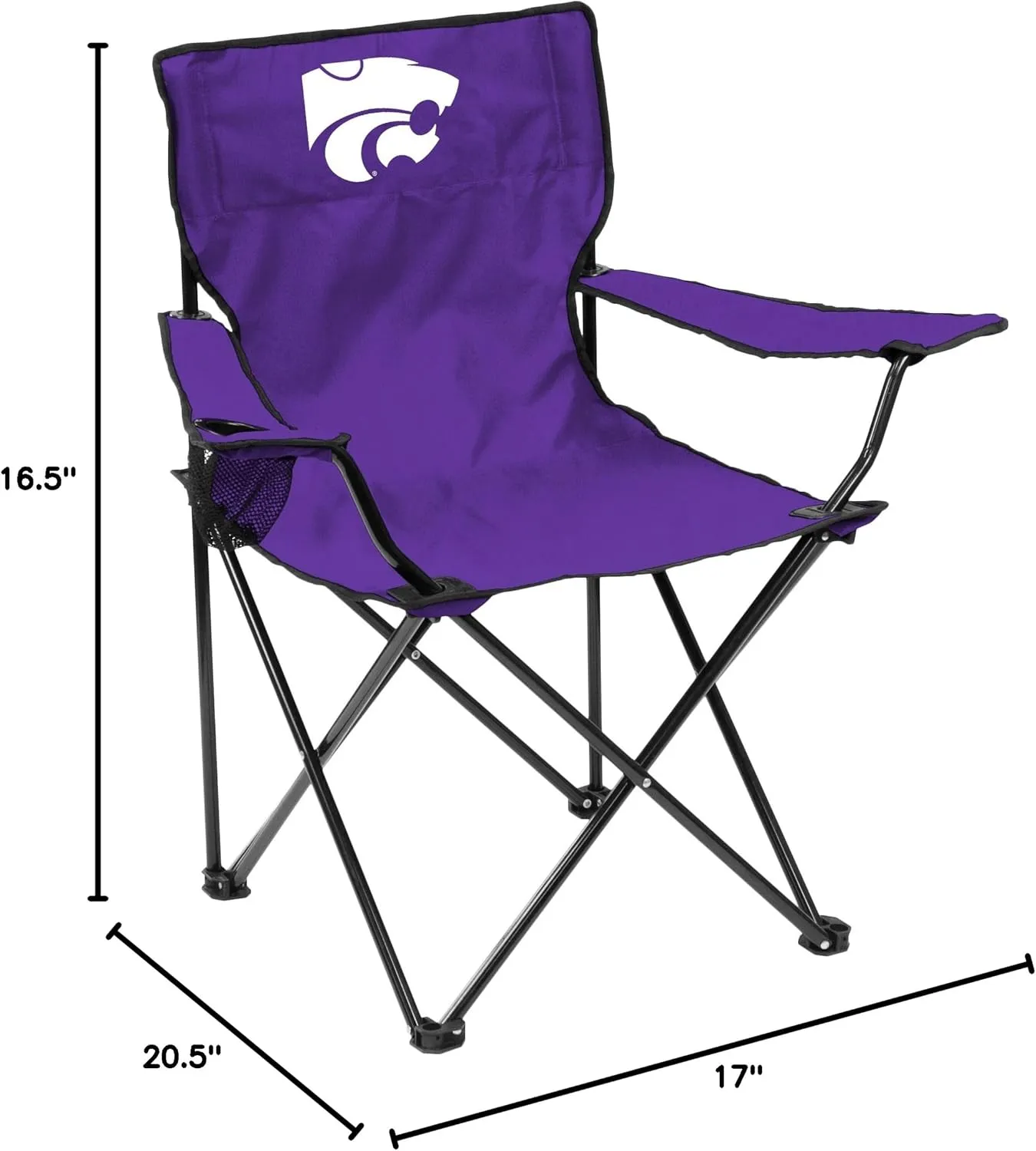 Logo Brands NCAA Unisex Quad Chair