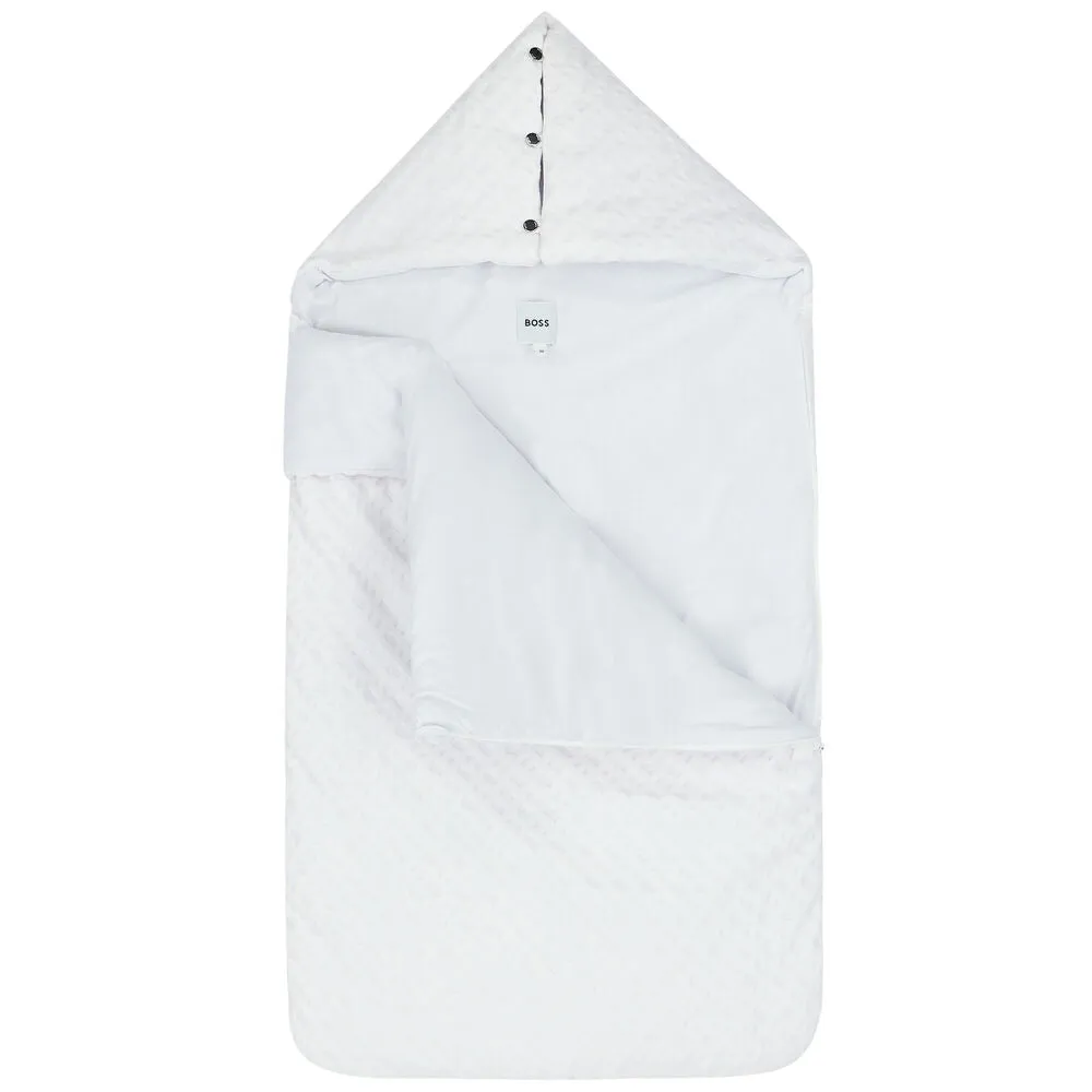 Logo Embossed All Over Logo Sleeping Bag