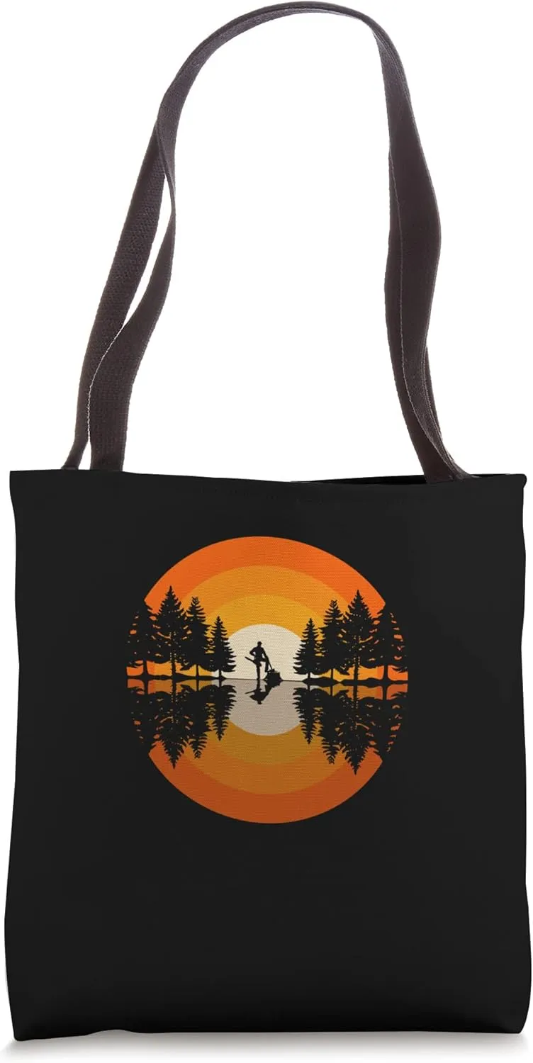 Lumberjack - Woodworker Silhouette Forest Lumber Forester Tote Bag