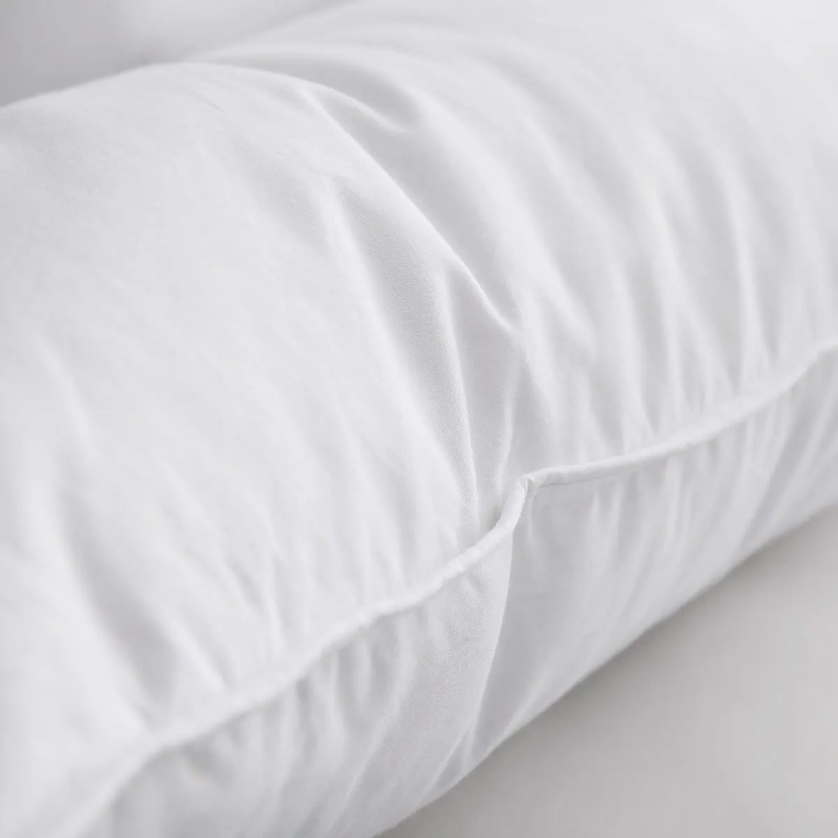 Luxury Feathers Down Pillow Standard Size, Hotel Quality Fluffy Bed Pillow, Soft Pillow for Sleeping, Organic Cotton Cover(20x26”, Pack of 1)
