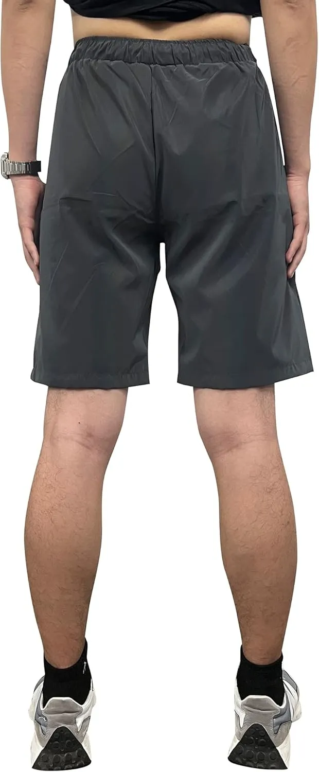LZLRUN Rainbow Reflective Shorts Pants Men Fluorescent Trousers Casual Night Jogger