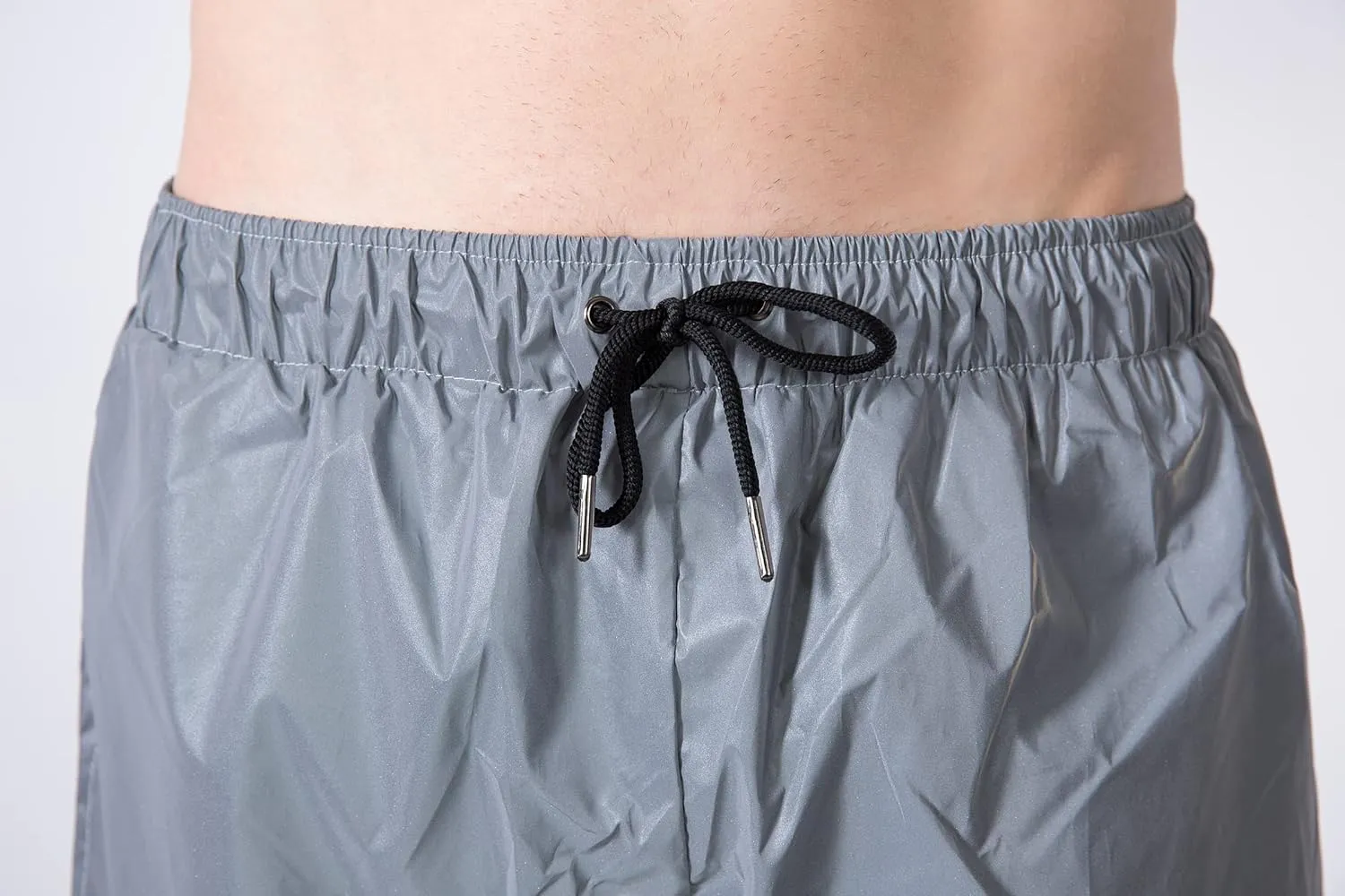 LZLRUN Reflective Shorts Pants Men Fluorescent Trousers Casual Night Jogger
