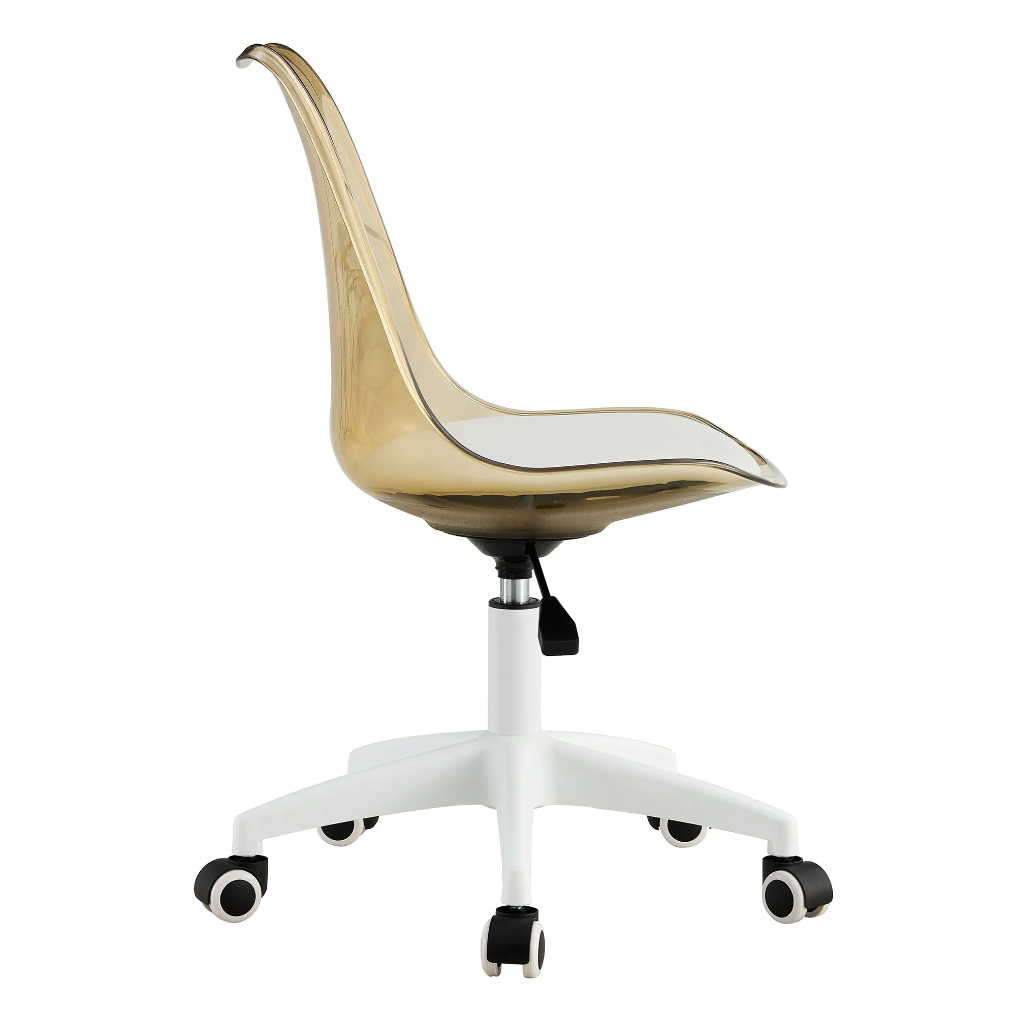 MAICOSY Modern Home Office Desk Chairs Swivel Engineering Adjustable 360° Chair - Amber Brown