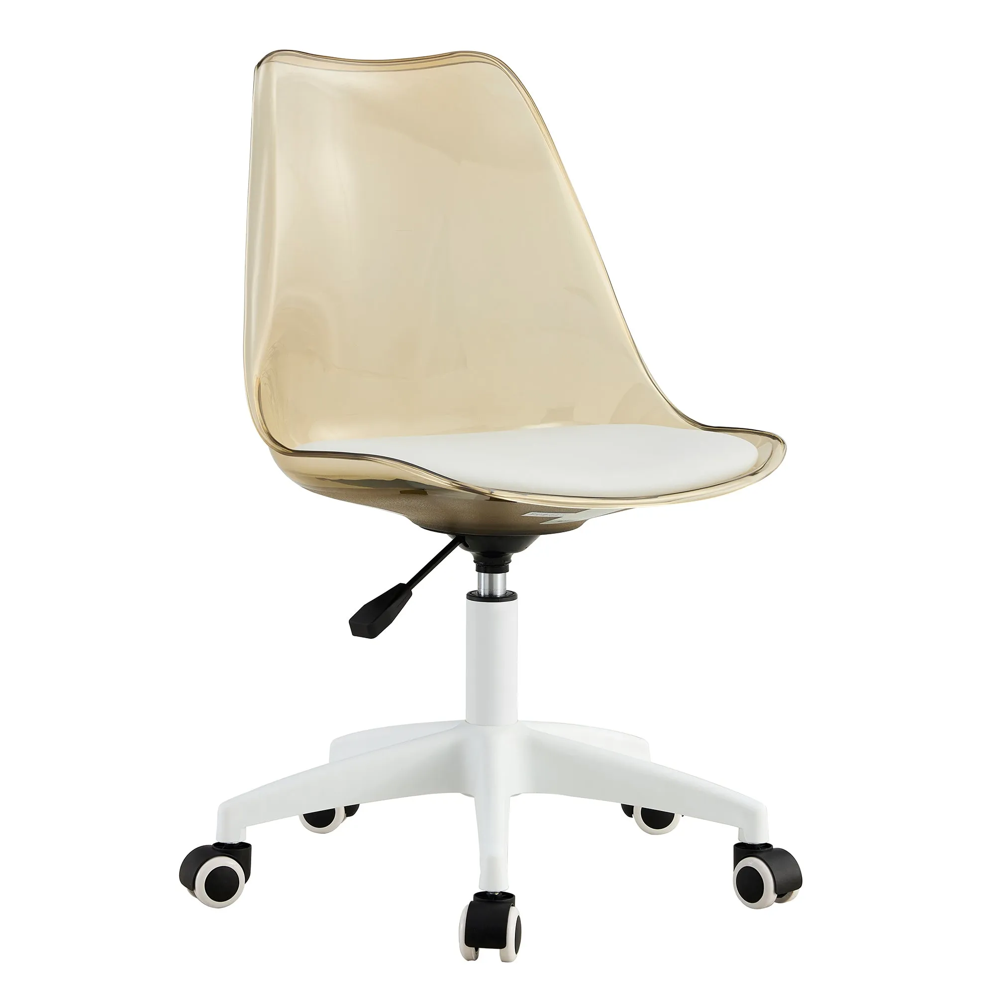 MAICOSY Modern Home Office Desk Chairs Swivel Engineering Adjustable 360° Chair - Amber Brown