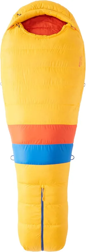 MARMOT Men's Never Summer 0° Sleeping Bag, 650 Fill Down for Camping & Backpacking