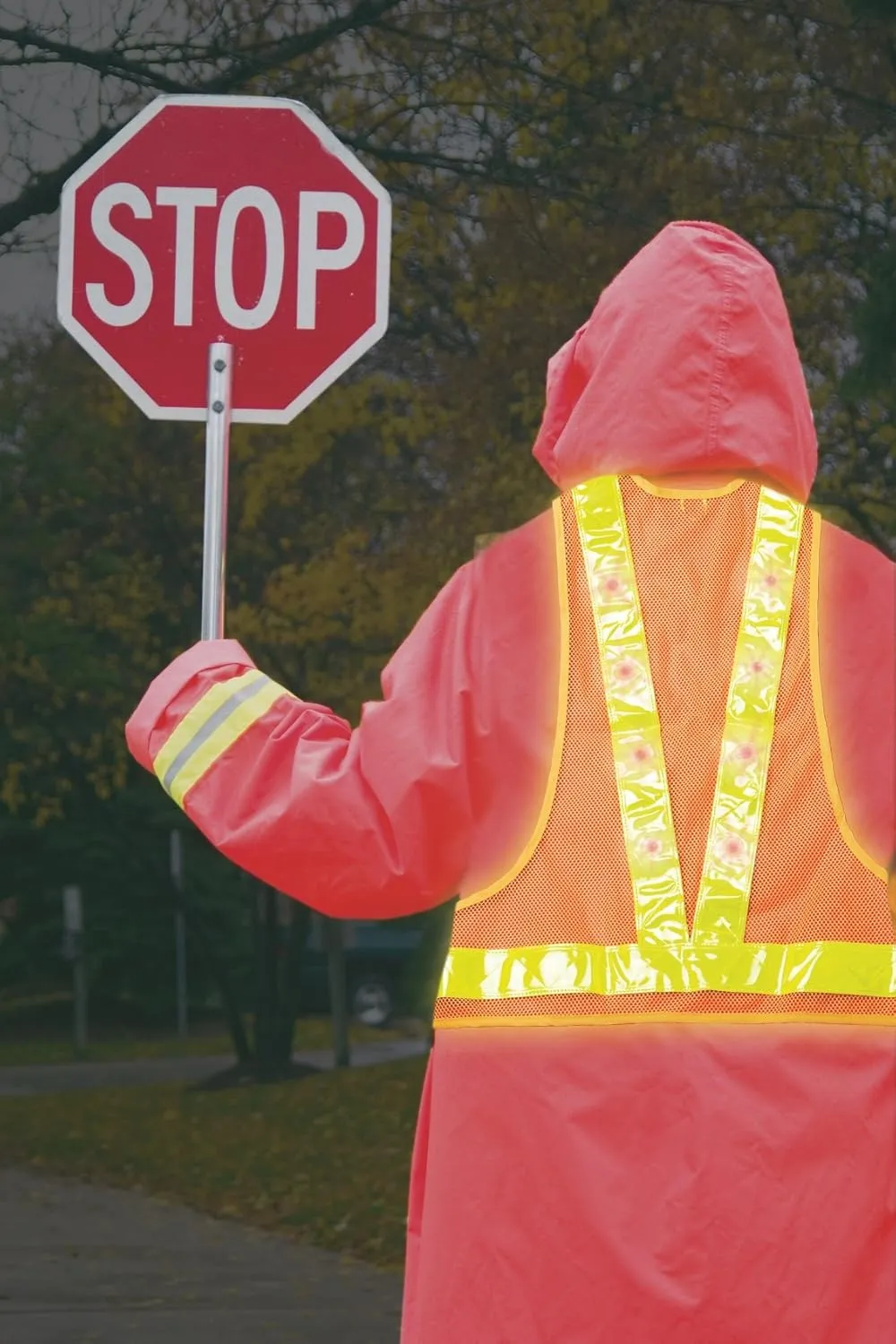 Maxsa 20029 Unisex-Adult Reflective Safety Vest with 16 LEDs