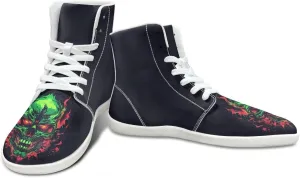 Men's Barefoot Wide Walking Shoes Zero Drop High Top Casual Shoes Lightweight Non Slip Sports Shoes for Adult Boys US 5-14