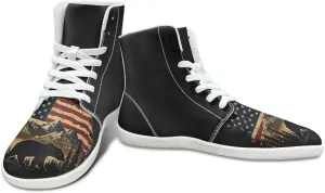 Men's Barefoot Wide Walking Shoes Zero Drop High Top Casual Shoes Lightweight Non Slip Sports Shoes for Adult Boys US 5-14