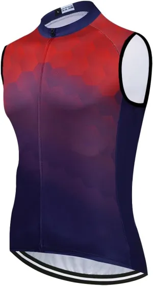 Men's Cycling Jersey Sleeveless Tops Clothing Bike Shirts Vest Breathable Bicycle Clothing Jacket