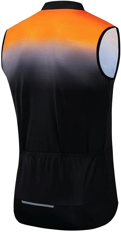 Men's Cycling Jersey Sleeveless Tops Clothing Bike Shirts Vest Breathable Bicycle Clothing Jacket