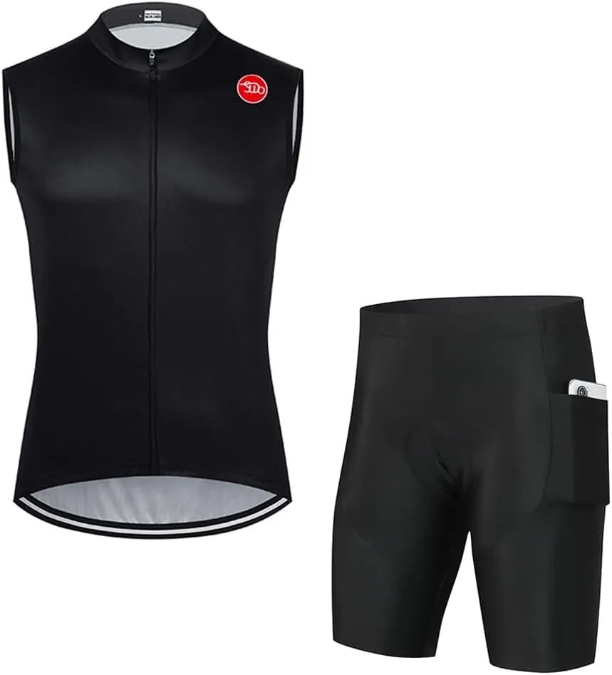 Men's Cycling Jersey Sleeveless Tops Clothing Bike Shirts Vest Breathable Bicycle Clothing Jacket