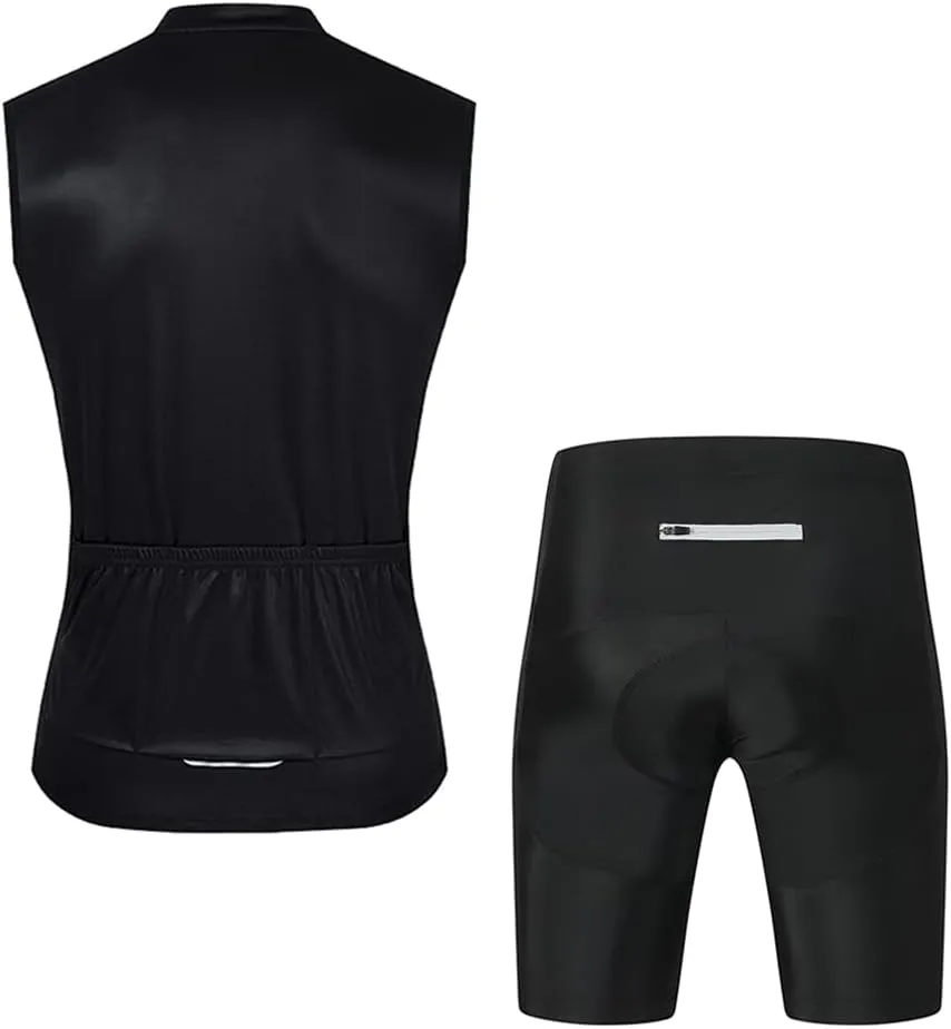 Men's Cycling Jersey Sleeveless Tops Clothing Bike Shirts Vest Breathable Bicycle Clothing Jacket