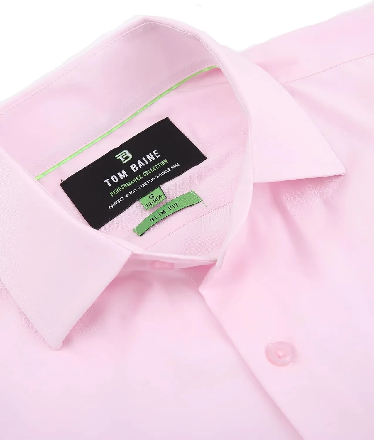 Men's Performance Stretch Long Sleeve Basic Button Down