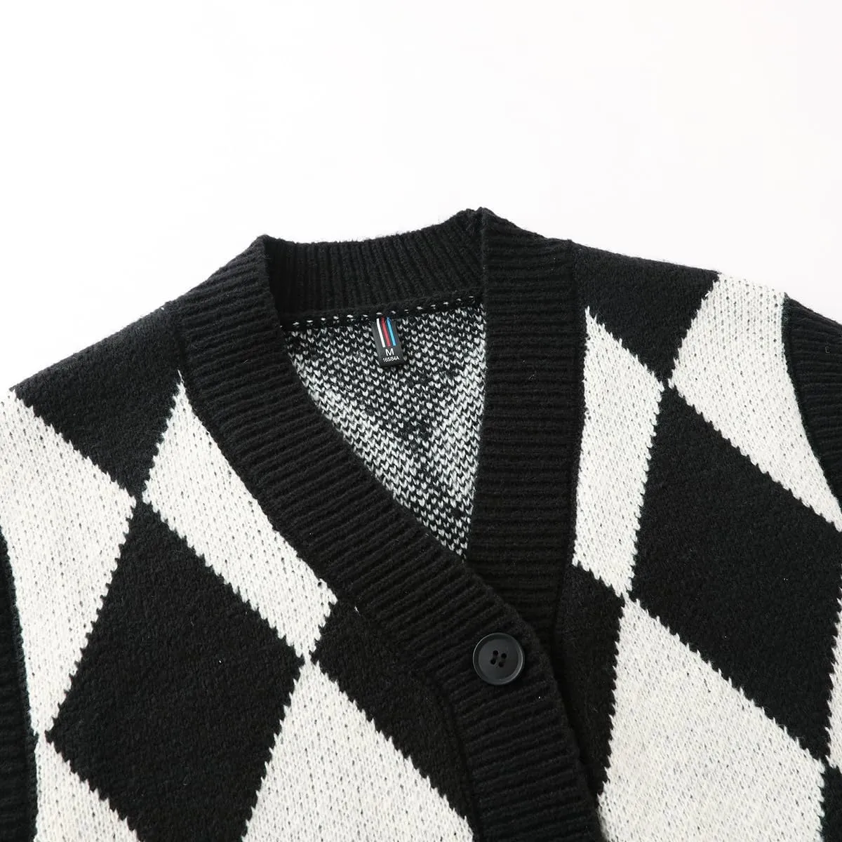 Men's Preppy Style Plaid Sweater Vest Classic Fit Sleeveless V-Neck Pullover Tank Tops