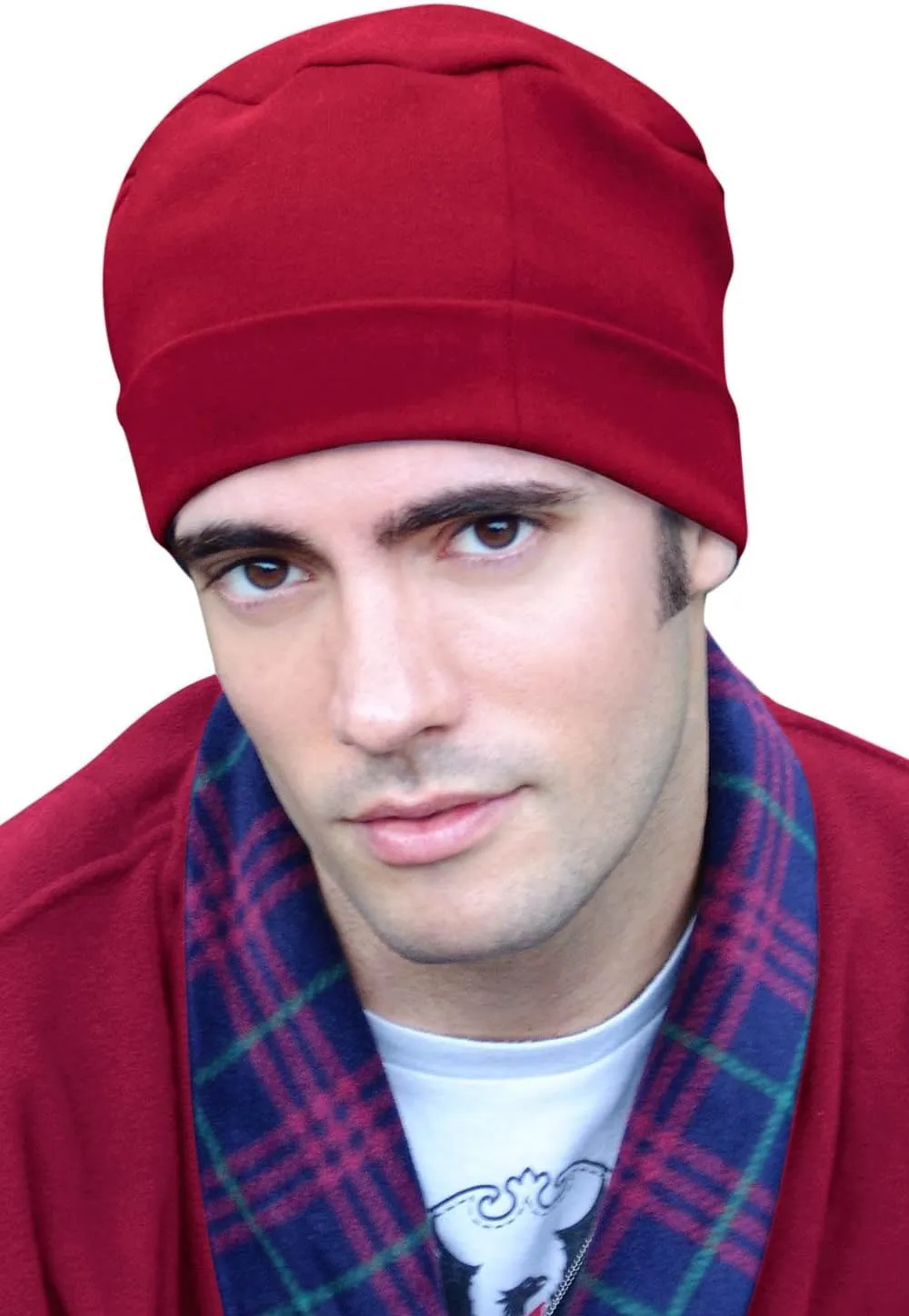 Mens Sleep Cap - 100% Cotton Night Cap for Men