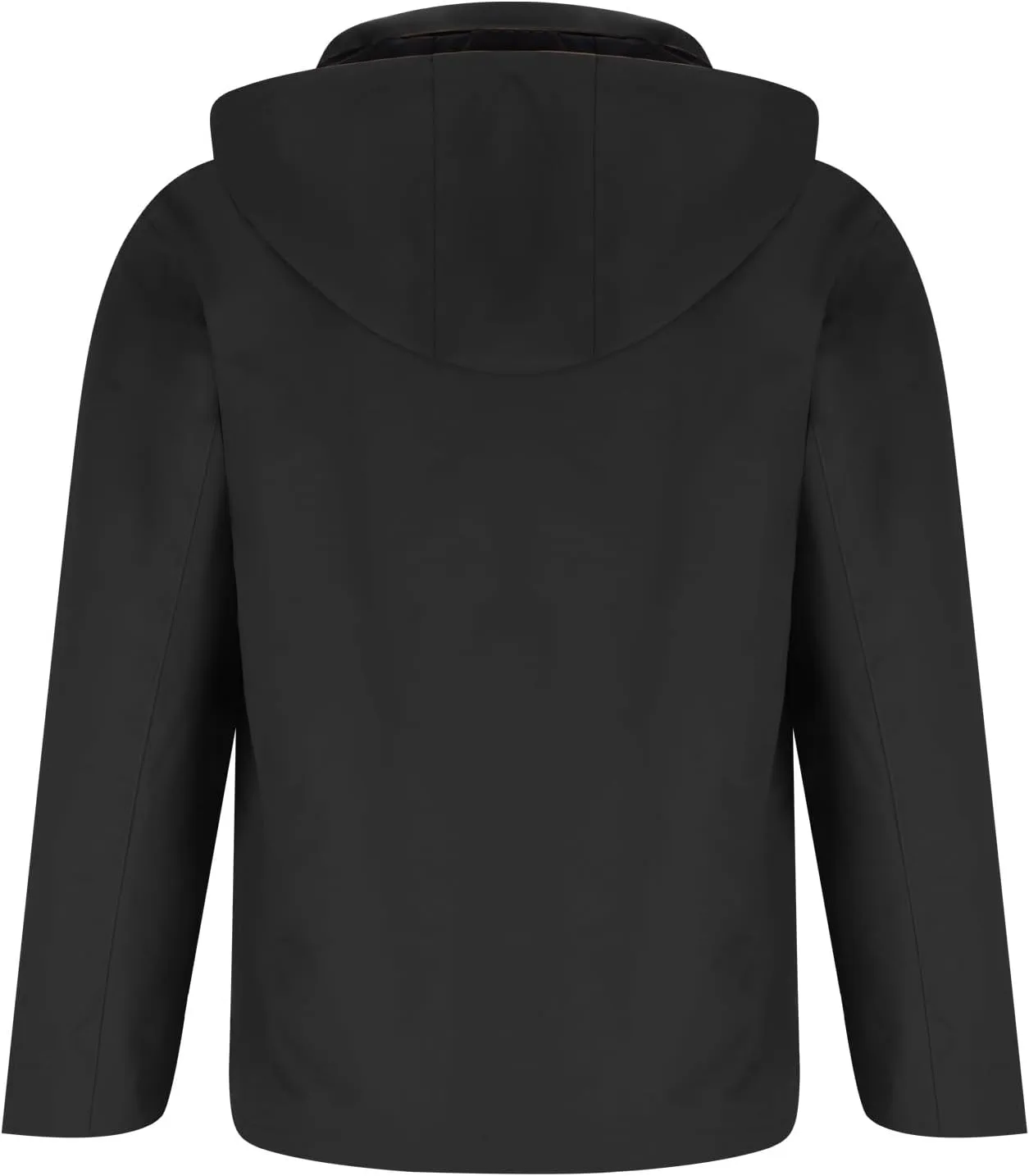 Men's Softshell Military Jacket Fleece Lined Water Repellent Outdoor Reflective Coat with Removable Hood