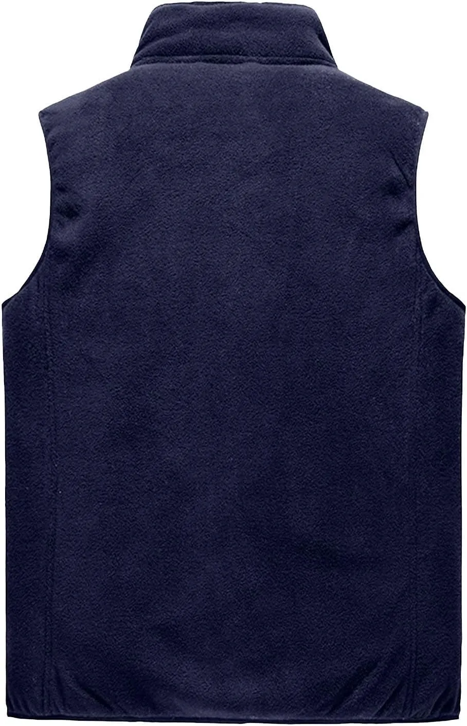 Men's Vest Stand Collar Padded Thicken Warm Winter Zip Up Jacket Sleeveless Casual Outdoor Sports Travel Vest