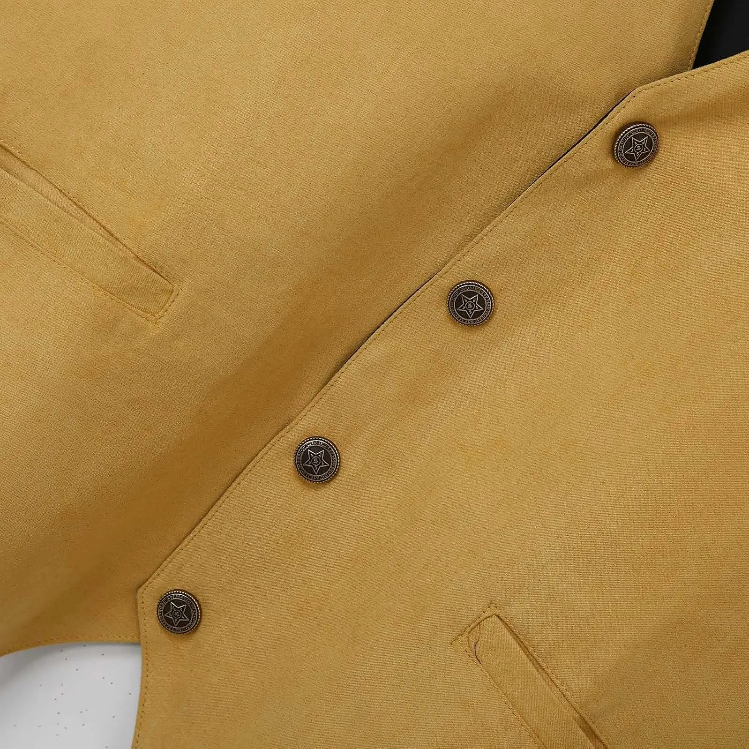 Mens Vests Leather V Neck Pocket Retro Color Vest Blouse With Button Purple Vest Brown Vest Men Black Mens Dress
