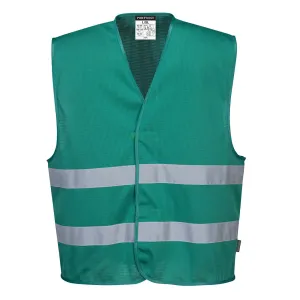 MeshAir Iona Vest - Lightweight Breathable Outdoor Vest with Reflective Tape for High Visibility in Warm Weather Activities