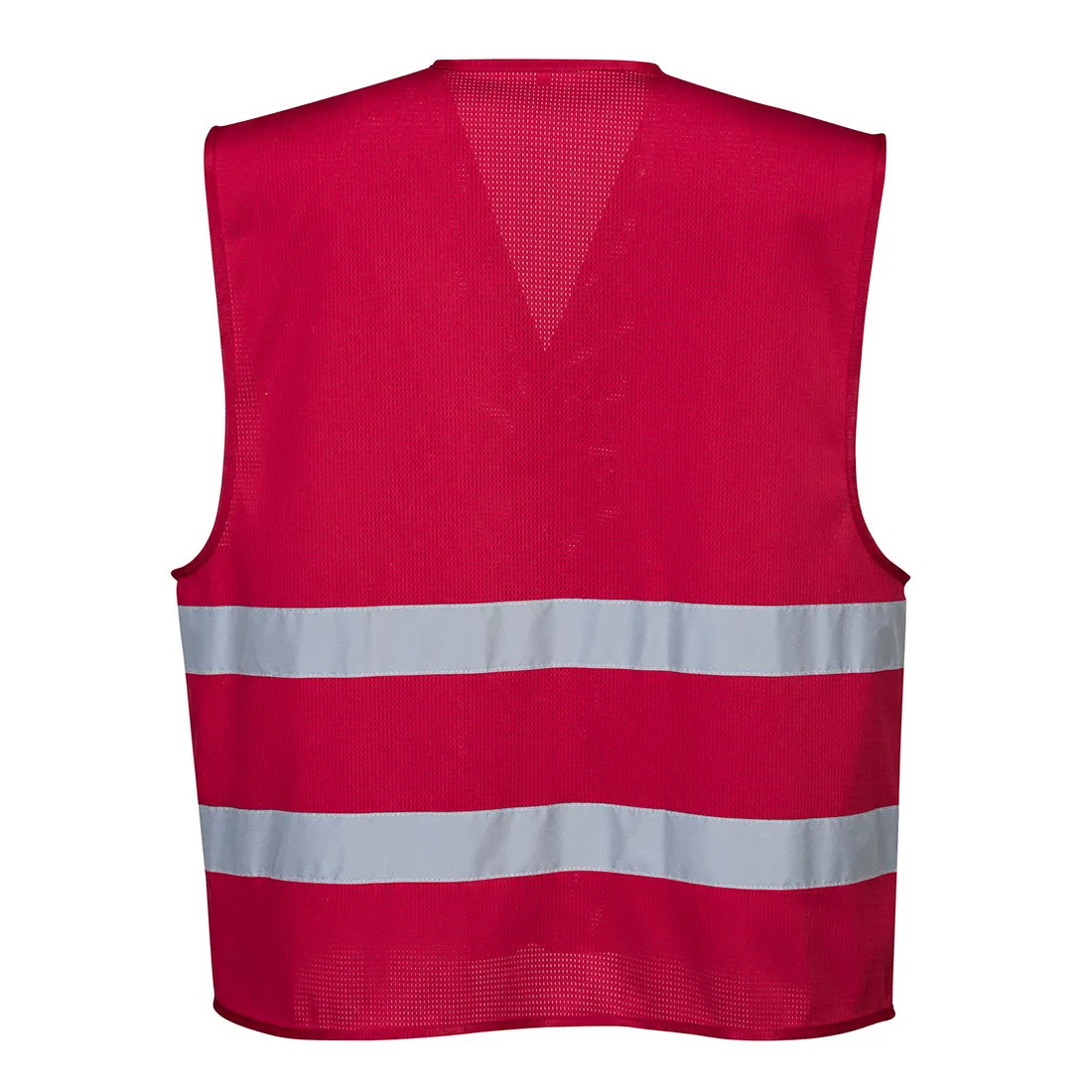 MeshAir Iona Vest - Lightweight Breathable Outdoor Vest with Reflective Tape for High Visibility in Warm Weather Activities