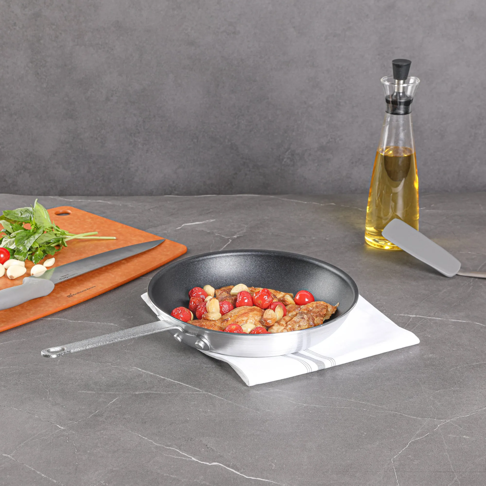 Met Lux Aluminum 10" Fry Pan - Non-Stick - 1 count box