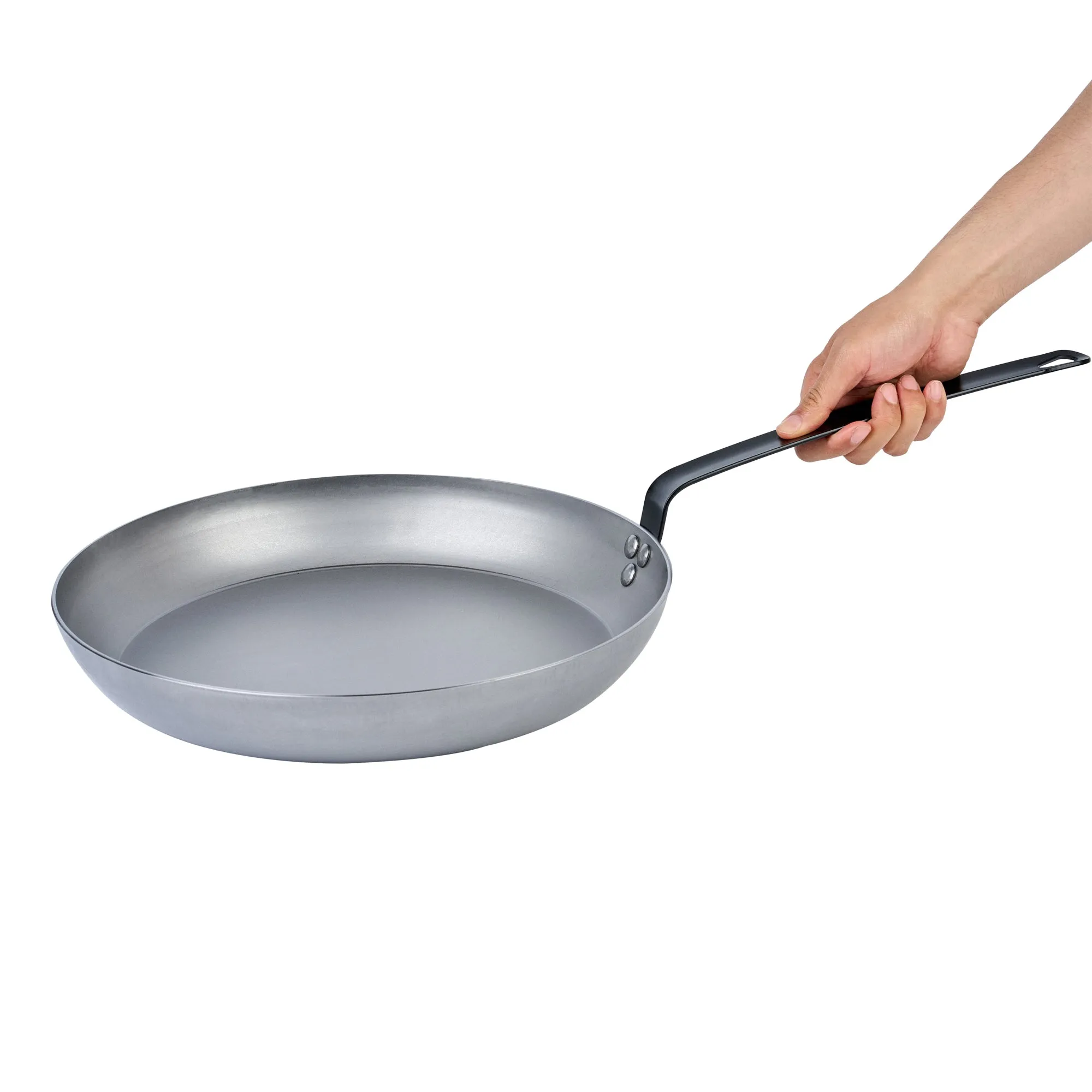 Met Lux Carbon Steel 12" Fry Pan - 1 count box