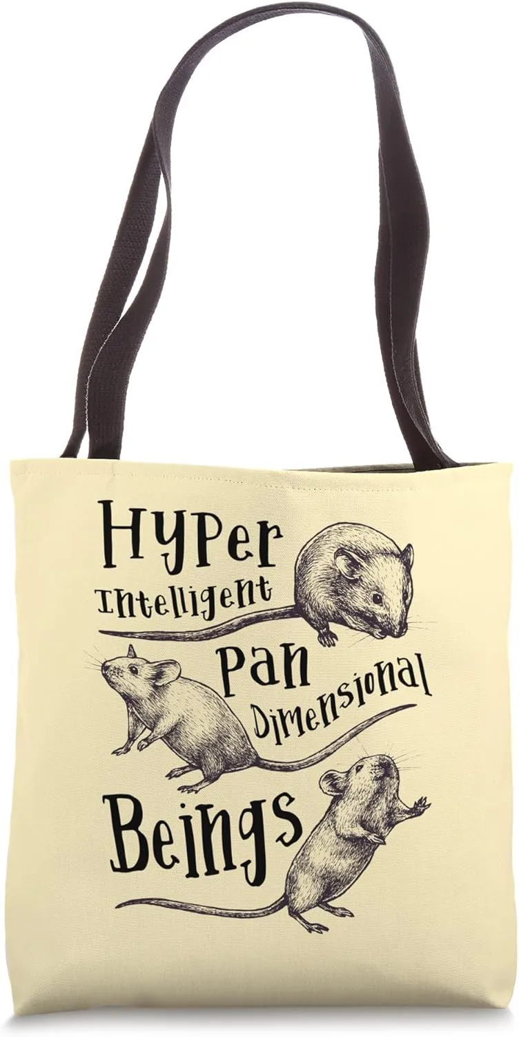 Mice - Hyper Intelligent Pan Dimensional Beings Tote Bag