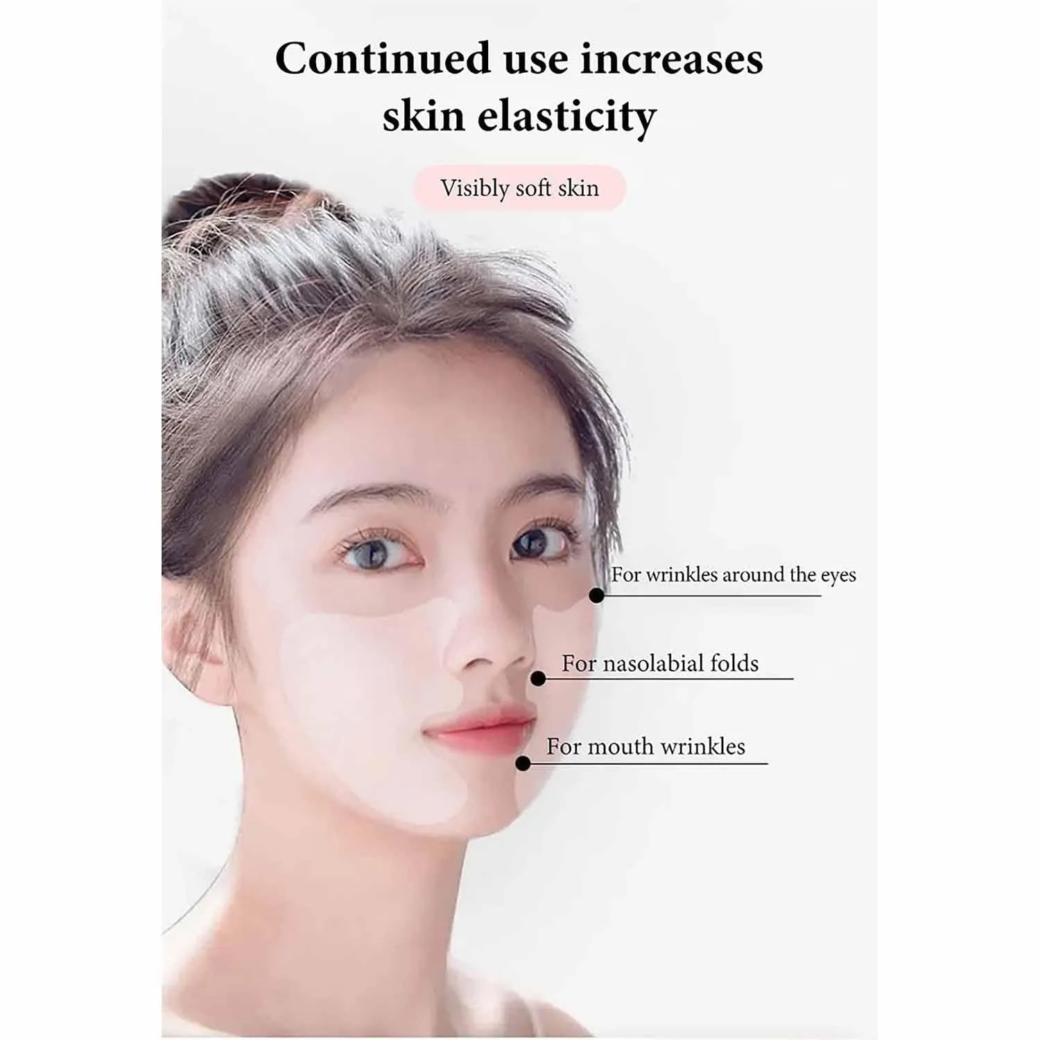Microcrystalline Nasolabial Folds Removal Mask, Microcrystalline Lifting Decree Patch,Face Wrinkle Removal Lift Mask, Face & Forehead Wrinkle Patches,Joylandgo Wrinkle Patches (3 Box)