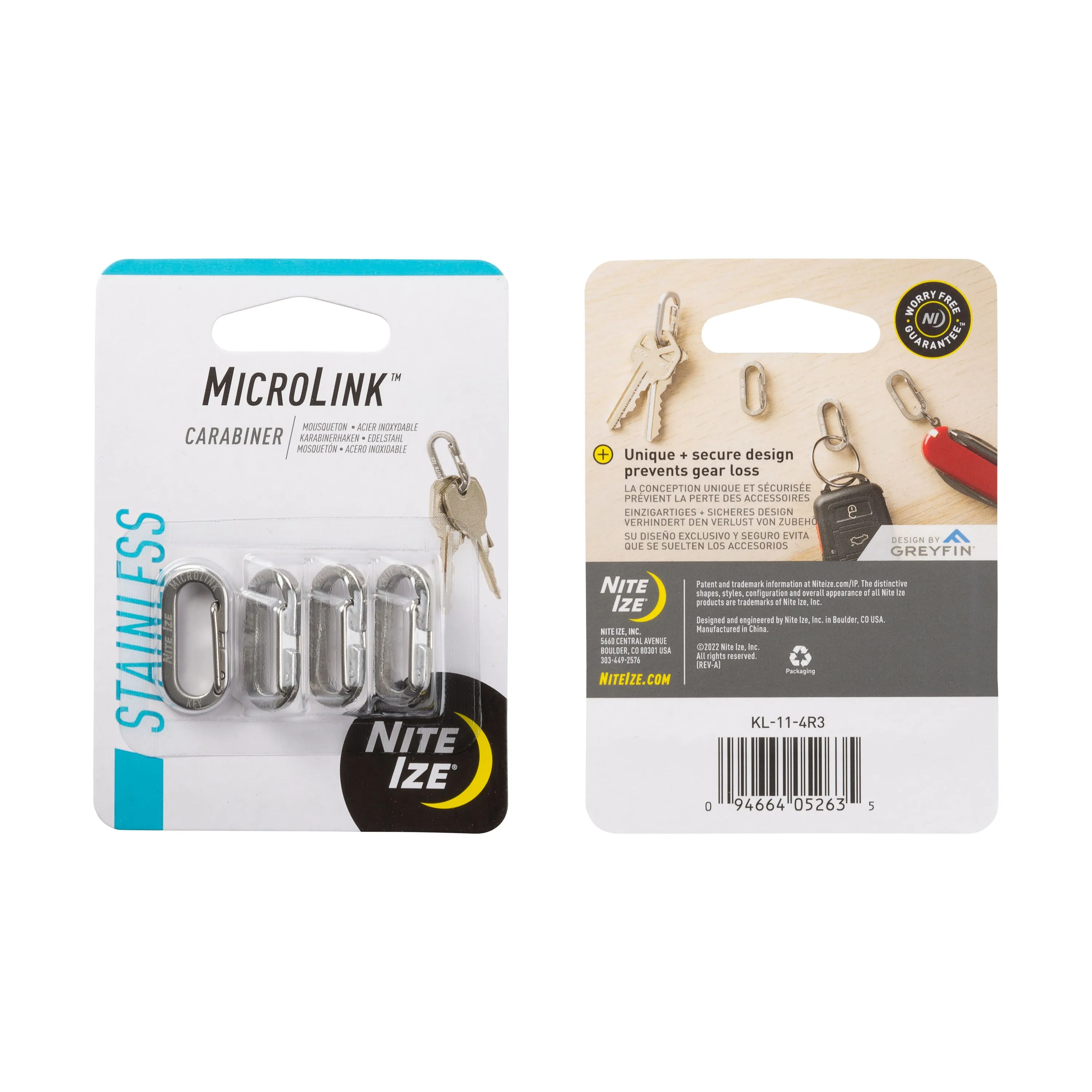 MICROLINK CARABINER (SET OF 4)