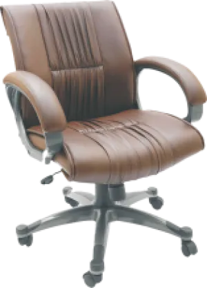 Mid Back Office Chair with Chrome Base