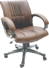 Mid Back Office Chair with Chrome Base