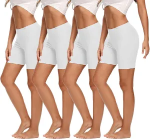 Molasus Womens Cotton Boxer Shorts Underwear Anti Chafing Bike Shorts(Regular & Plus Size)