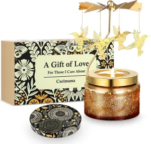 Mothers Day Gifts for Mom from Daughter, Hummingbird Gift for Women Friendship, Rotating Candles for Sister, Unique Birthday Gift for Her, Mothers Day Gifts for Wife Grandma New Mom