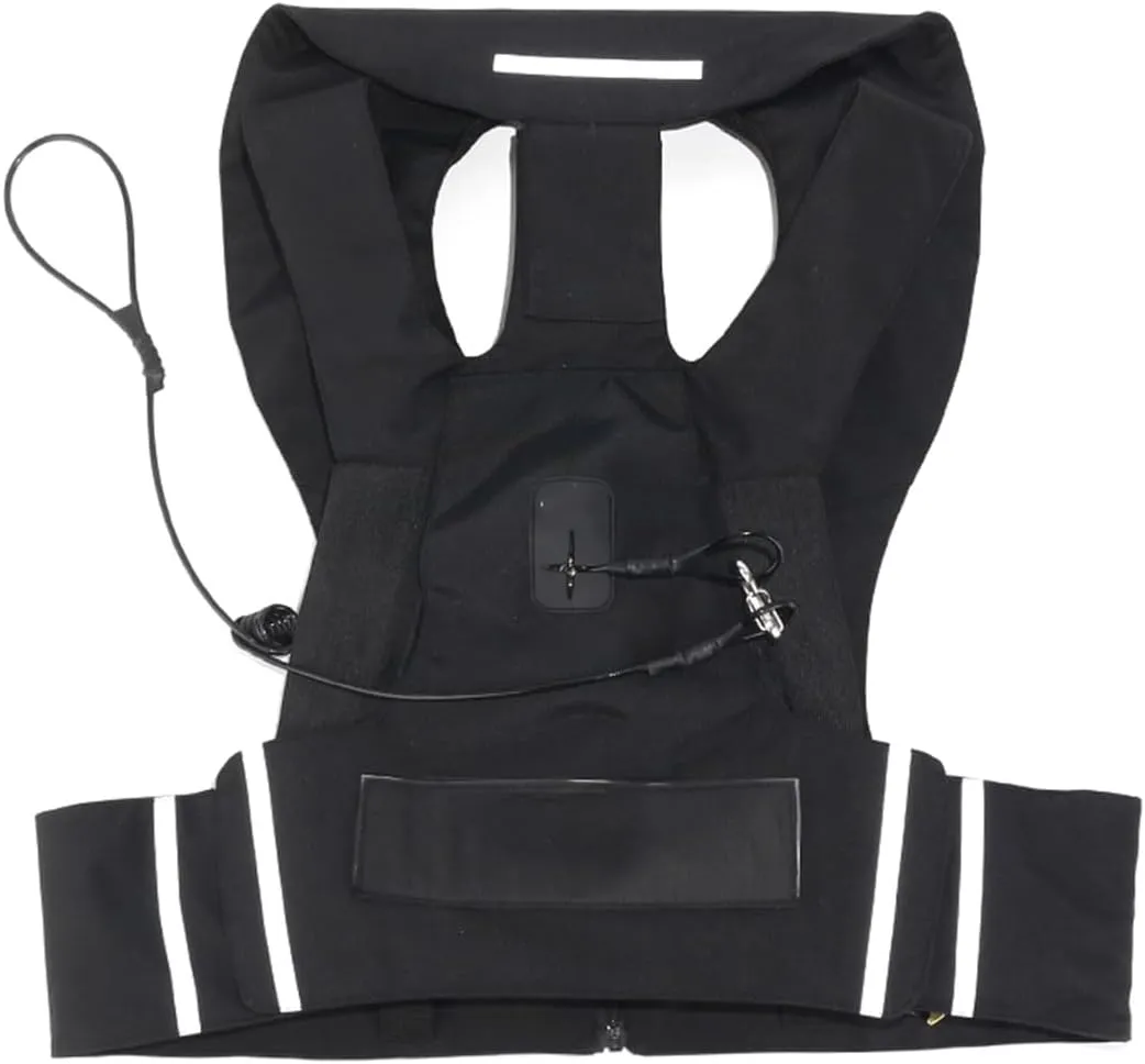 Motorcycle Air Bag Vest For Adult Kids 0.1S Trigger Airbag Adjustable Size, Unisex, Lightweight, Reflective