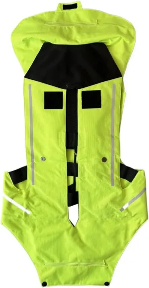 Motorcycle Airbag Vest Adjustable Vest, Unisex, With Reflective Tape, Back Protector, Equestrian Safety