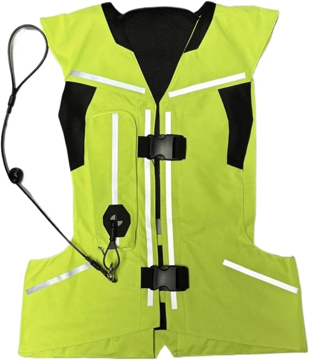 Motorcycle Airbag Vest For Men/Women 0.03S Triggers Neck/coccyx/body Airbag Horse Cycling Protective Jacket