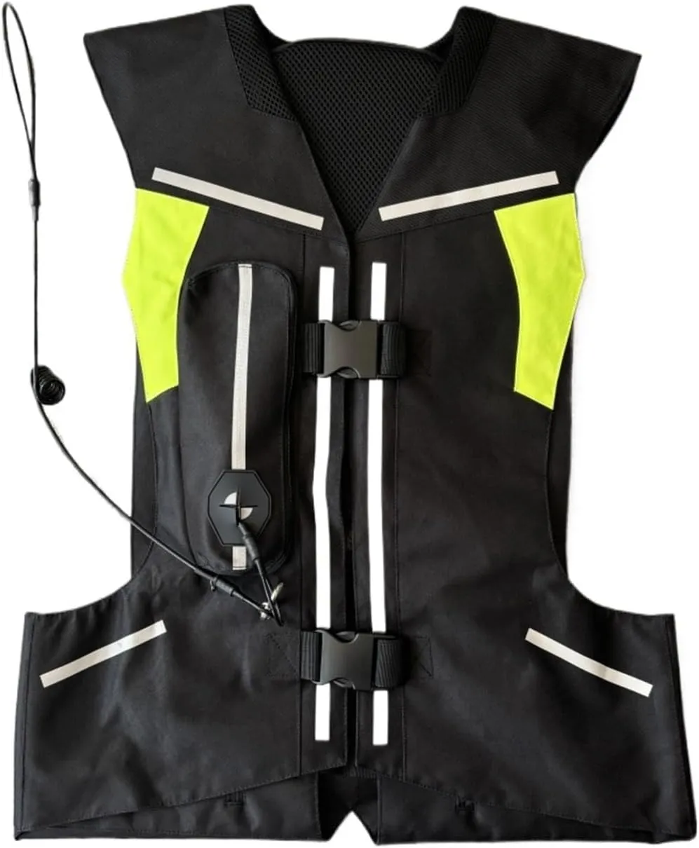 Motorcycle Airbag Vest For Men/Women 0.03S Triggers Neck/coccyx/body Airbag Horse Cycling Protective Jacket