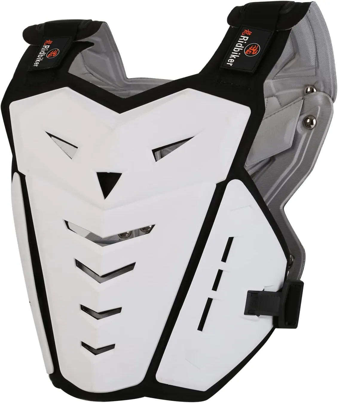 Motorcycle Body Armor Vest Dirt Bike Gear, Chest Protector Motocross Gear Motorcycle Chest Back Protector for Men Mountain Bike Protective Gear MTB Racing Off-Road