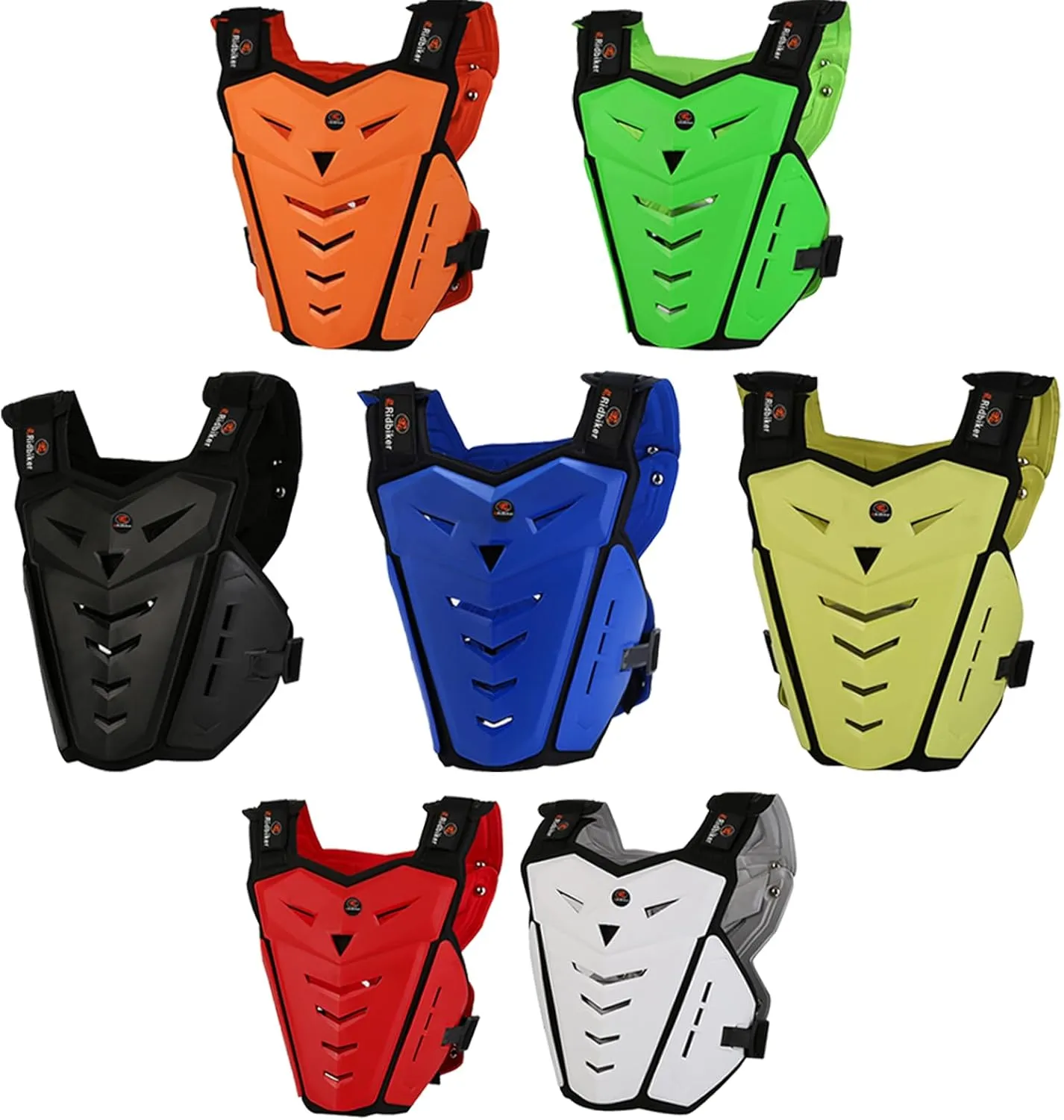 Motorcycle Body Armor Vest Dirt Bike Gear, Chest Protector Motocross Gear Motorcycle Chest Back Protector for Men Mountain Bike Protective Gear MTB Racing Off-Road
