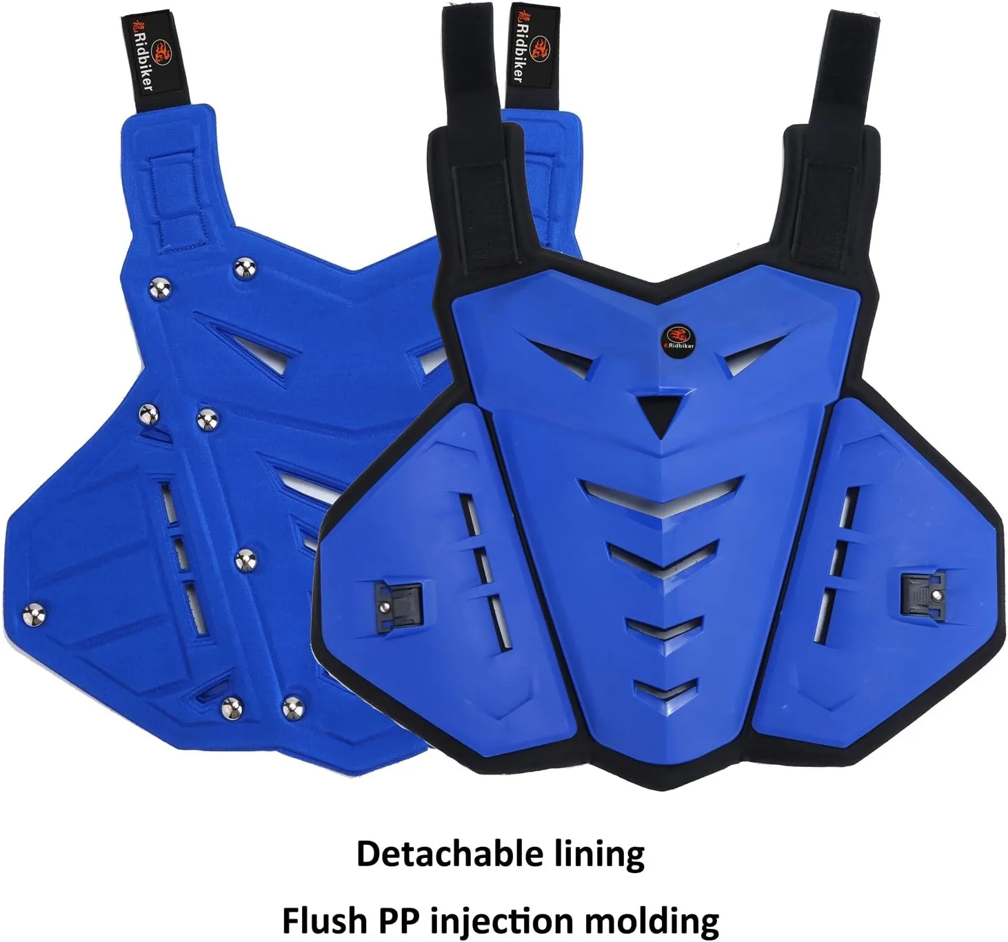 Motorcycle Body Armor Vest Dirt Bike Gear, Chest Protector Motocross Gear Motorcycle Chest Back Protector for Men Mountain Bike Protective Gear MTB Racing Off-Road