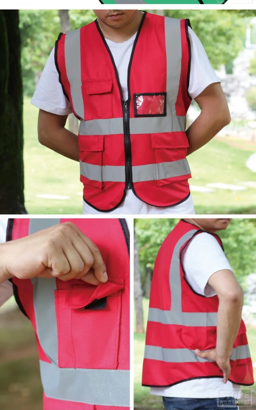 Motorcycle Jacket Reflective Vest