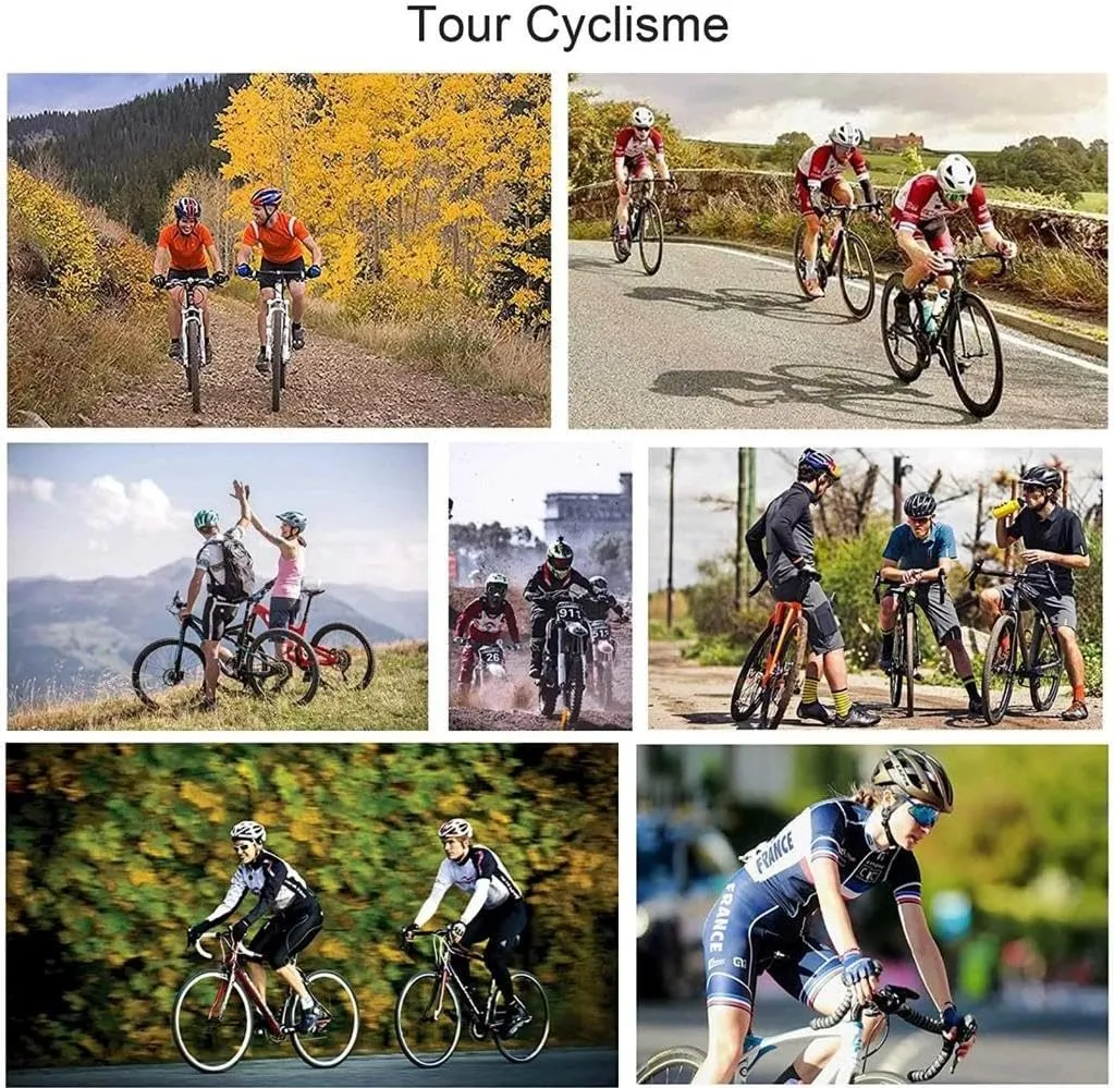 MOXILYN Men's Cycling Vest Road Bike without Sleeves Jersey Zipper Pokcet Bicycle Shorts with Padded Cycling Clothing Set