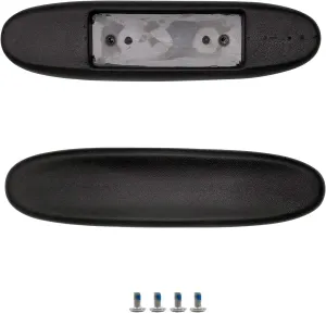 MYFUNSHOP Gaming Chair Replacement Armrest Arm Pads Universal Soft PU Office Chair Replacement Parts(1 Pair) Black