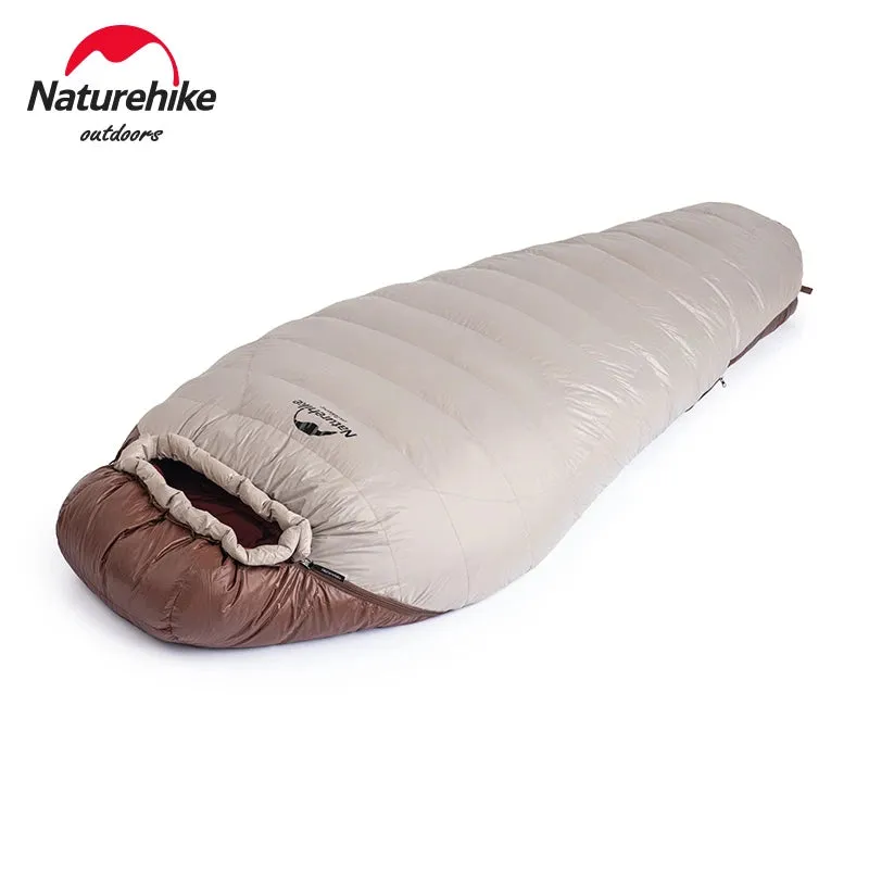 Naturehike Snowbird Mummy Duckdown Extreme Weather Sleeping Bag 1080g Size XL