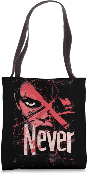 Never Back Down - Unwavering Resolve to steadfastness Tote Bag