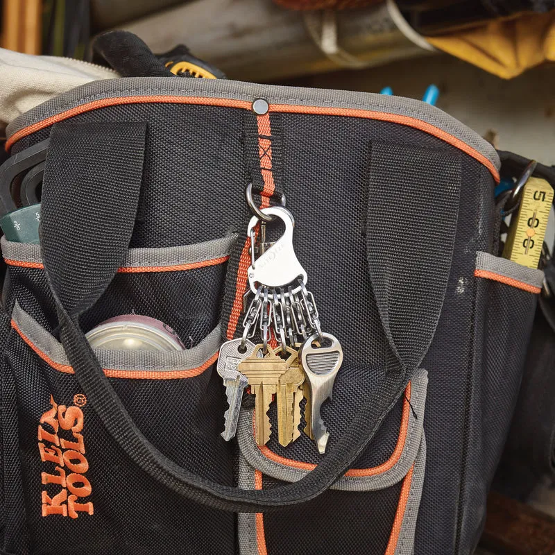 Nite Ize KeyRack Locker 2 in. D Stainless Steel Silver Carabiner Key Holder