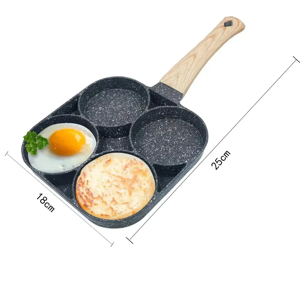 Nonstick 4-Hole Omelet Pan